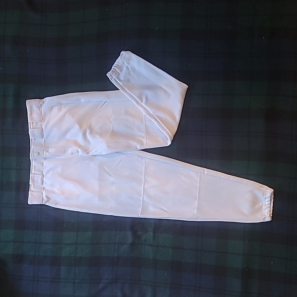 Teen/Youth White Baseball Pants